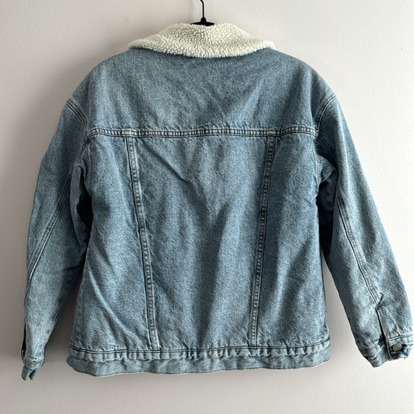 Pacsun Oversized Sherpa Trucker Jacket - Size XS/S - Picture 7 of 8